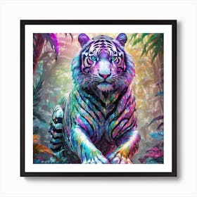 Tiger In The Jungle Art Print