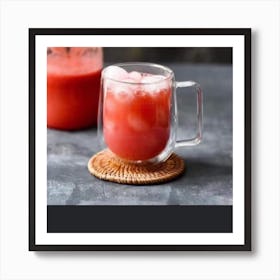 Watermelon Juice 1 Art Print