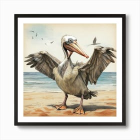 Pelican 25 Art Print