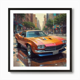 Chevrolet Camaro 4 Art Print