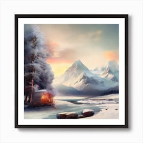 Winter Landscape Art Print