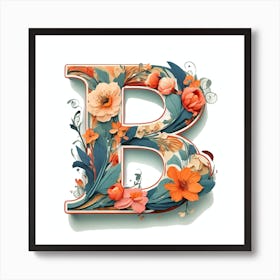 Letter B Art Print