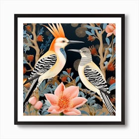 Bird In Nature Hoopoe 2 Art Print