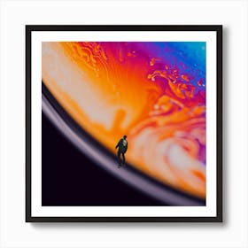 Curiosity Square Art Print