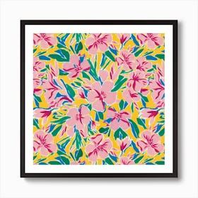 Mediterranean Floral Art Print