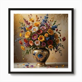 Flowers In A Vase 1 Art Print