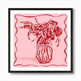 Flowers In A Vase 1 Art Print