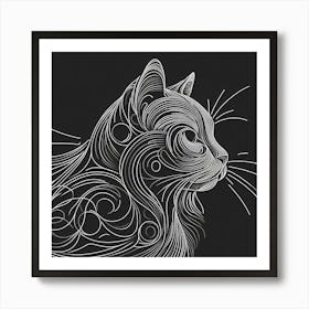 Cat'S Head Art Print