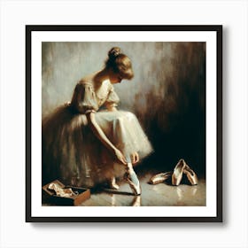 Ballet Dancer Art Print Art Print