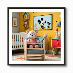 Mickey Mouse Wall Art Art Print