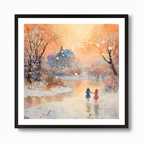 Snowy Splendor Showcase Art Print