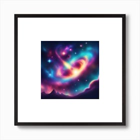 Galaxy In Space Art Print