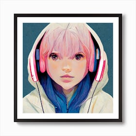 Gamer Girl Art Print