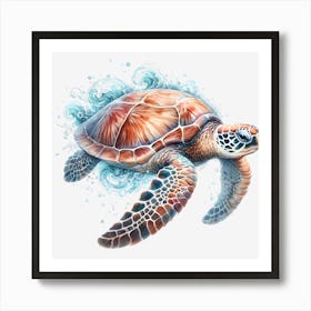 Sea Turtle 3 Art Print