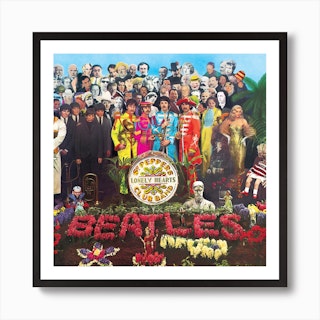 Sgt Pepper's Lonely Hearts Club Band, The Beatles Collection Art Print