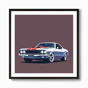 Muscle Car 2 Art Print