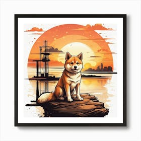 Shiba Inu Art Print