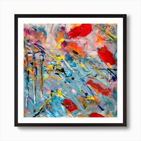 Abstract By Person Art Print