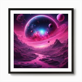 Planet Valley Art Print