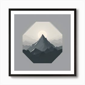 Mountain Landscape 1 Art Print