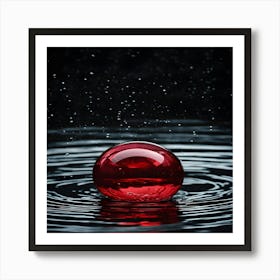Water Droplet 1 Art Print