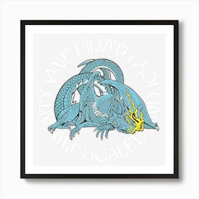 Scaledandicy Dragon Art Print