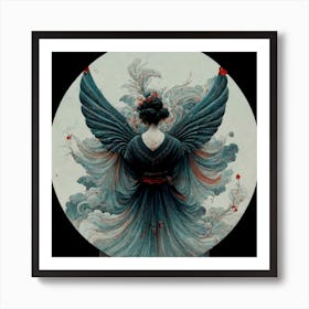 Angel Of The Sky 2 Art Print