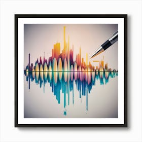 Sound Wave 2 Art Print