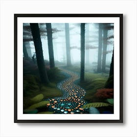 Path In The Woods Art Print