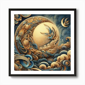 Bird In The Sky Art Print