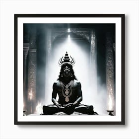 Lord Shani Art Print