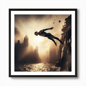 Red Bull Cliff Diving3 Art Print