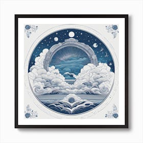 Sky Is Blue 1 Art Print