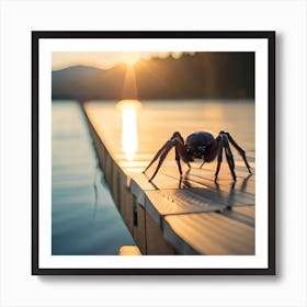 Spider On A Dock Art Print