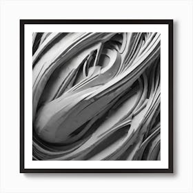 Abstract Swirls 1 Art Print