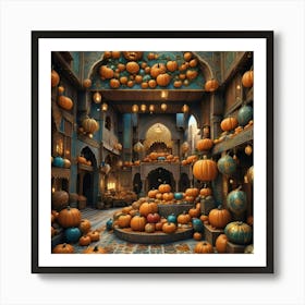 Pumpkins IN BARBARIA Art Print