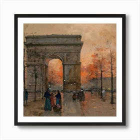 Arc De Triomphe 1 Art Print