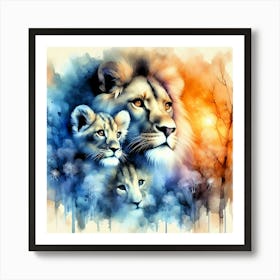 Wild Animal Illustration 77 Art Print