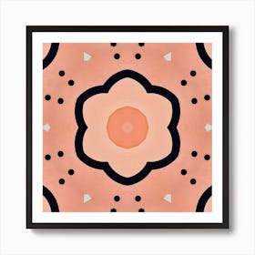 Abstract Flower Pattern Art Print