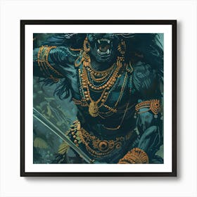 Lord Shiva 11 Art Print