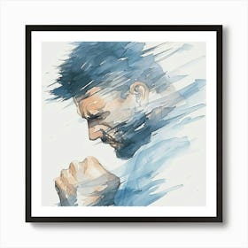 Portrait Of A Man 33 Art Print