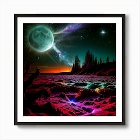 Psychedelic Painting Art Print