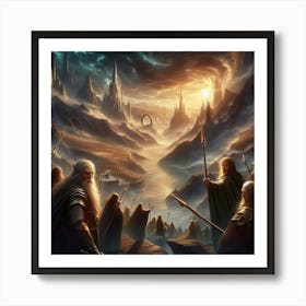 Lord Of The Rings Art Print