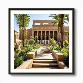 Egyptian Palace Art Print