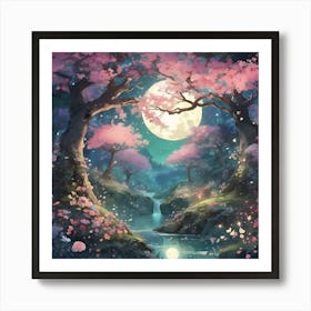 Cherry Blossoms Art Print