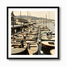 The Old Marina~Reimagined By Hall-O-Gram Creations, HallOGram, hallogramcreations, hallogram 11 Art Print