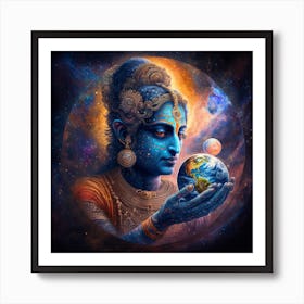 Shree Krishna 2 Art Print