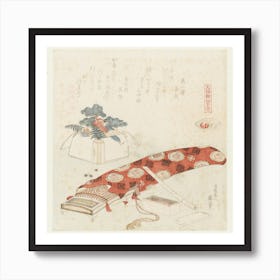 A Comparison Of Genroku Poems And Shells, Katsushika Hokusai 2 Art Print