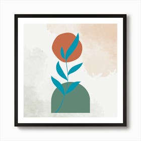 Tree With A Leaf Art Print