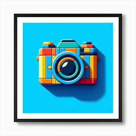 Camera Icon Art Print